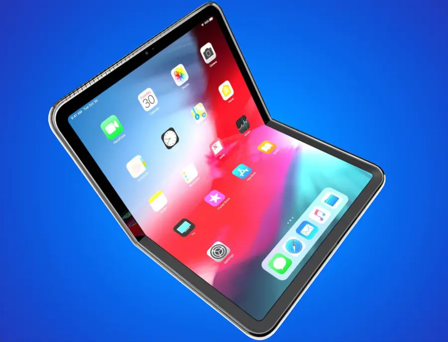 possível design de ipad dobrável